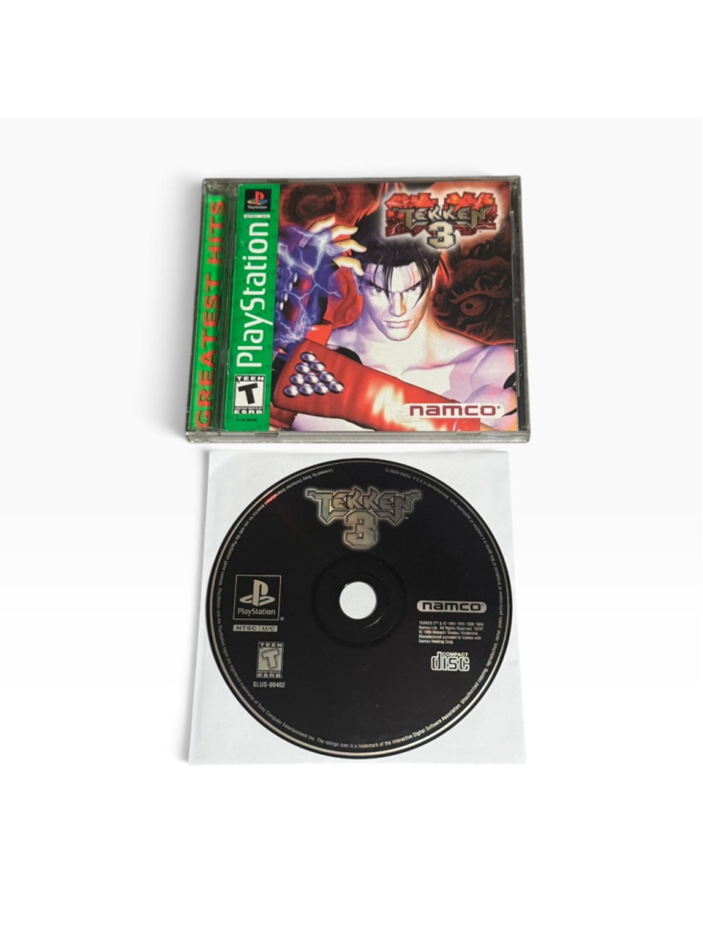 Namco Tekken 3 PlayStation Video Game One Size Black and Red Cib